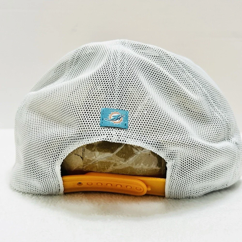 '47‎ Brand Miami Dolphins Downburst Hitch Hat Cap Adjustable Snapback Orange NFL